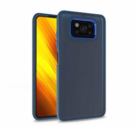 Teleplus Xiaomi Poco X3 Pro Renkli Bumper Hybrid Flora Silikon Pembe Kılıf