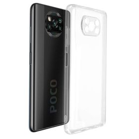 Teleplus Xiaomi Poco X3 Pro Şeffaf Kamera Korumalı ve Silikon Kılıf