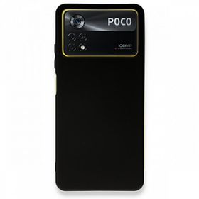 Teleplus Xiaomi Poco X4 Pro 5G Matte First Silikon Siyah Kılıf