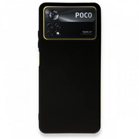 Teleplus Xiaomi Poco X4 Pro 5G Matte First Silikon Siyah Kılıf