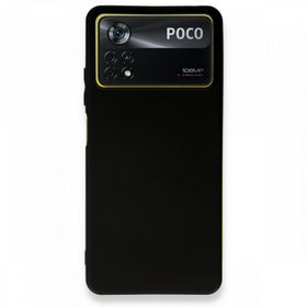 Teleplus Xiaomi Poco X4 Pro 5G Matte First Silikon Siyah Kılıf