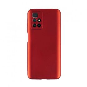 Teleplus Xiaomi Redmi 10 2022 Kılıf Kamera Korumalı Premier Silikon Kırmızı Nano Ekran Koruyucu