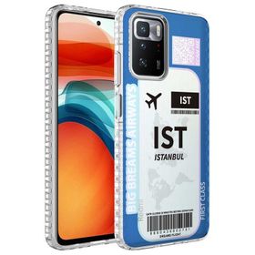 Teleplus Xiaomi Redmi 10 Desenli Elegans Serisi Silikon Siyah Kılıf