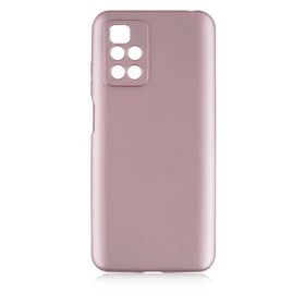 Teleplus Xiaomi Redmi 10 Kamera Korumalı Premier Silikon Rose Gold Kılıf