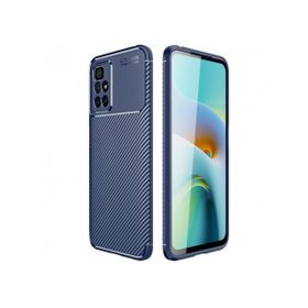 Teleplus Xiaomi Redmi 10 Negro Karbon Silikon Siyah Kılıf ve Nano Ekran Koruyucu