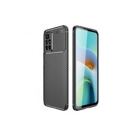Teleplus Xiaomi Redmi 10 Negro Karbon Silikon Siyah Kılıf ve Nano Ekran Koruyucu