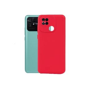 Teleplus Xiaomi Redmi 10C Kamera Korumalı Biye Silikon Lacivert Nano Ekeran Koruyucu Kılıf