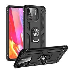 Teleplus Xiaomi Redmi 10C Vega Yüzüklü Tank Silikon Lacivert Kılıf