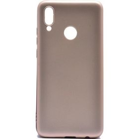 Teleplus Xiaomi Redmi 7 Lüks Silikon Kılıf Bordo Nano Ekran Koruyucu