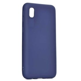 Teleplus Xiaomi Redmi 7A Lüks Nano Ekran Koruyucu Lacivert Silikon Kılıf