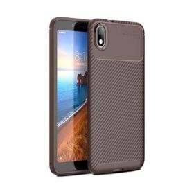 Teleplus Xiaomi Redmi 7A Ultra Soft Negro Karbon Nano Ekran Koruyucu Siyah Silikon Kılıf