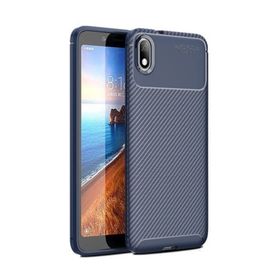 Teleplus Xiaomi Redmi 7A Ultra Soft Negro Karbon Nano Ekran Koruyucu Siyah Silikon Kılıf