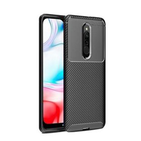 Teleplus Xiaomi Redmi 8 Negro Karbon Desenli Silikon Siyah Kılıf