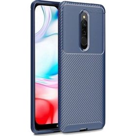 Teleplus Xiaomi Redmi 8 Negro Karbon Desenli Silikon Siyah Kılıf