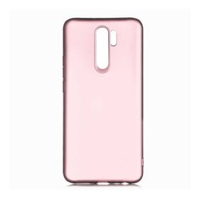 Teleplus Xiaomi Redmi 9 Lüks Mat Rose Gold Silikon Cep Telefonu Kılıf