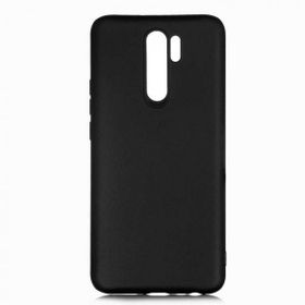 Teleplus Xiaomi Redmi 9 Lüks Mat Silikon Siyah + Nano Ekran Koruyucu Kılıf