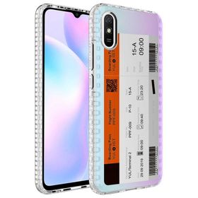 Teleplus Xiaomi Redmi 9A Desenli Elegans Serisi Silikon Lacivert Kılıf