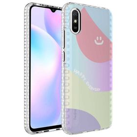 Teleplus Xiaomi Redmi 9A Desenli Elegans Serisi Silikon Lacivert Kılıf