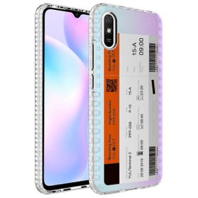 Teleplus Xiaomi Redmi 9A Desenli Elegans Serisi Silikon Lacivert Kılıf