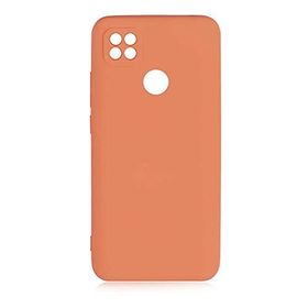 Teleplus Xiaomi Redmi 9C Kamera Korumalı İçi Kadife Silikon Turuncu Kılıf