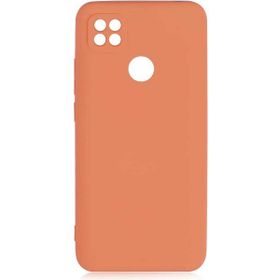 Teleplus Xiaomi Redmi 9C Kamera Korumalı İçi Kadife Silikon Turuncu Kılıf