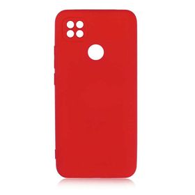 Teleplus Xiaomi Redmi 9C Kamera Korumalı İçi Kadife Silikon Turuncu Kılıf