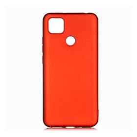 Teleplus Xiaomi Redmi 9C Lüks Mat Kırmızı Silikon Cep Telefonu Kılıf
