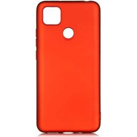 Teleplus Xiaomi Redmi 9C Lüks Mat Kırmızı Silikon Cep Telefonu Kılıf