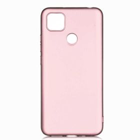 Teleplus Xiaomi Redmi 9C Lüks Mat Nano Ekran Koruyucu Kırmızı Silikon Cep Telefonu Kılıf