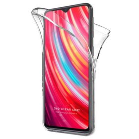 Teleplus Xiaomi Redmi 9T 360 Şeffaf Ön Arka Korumalı Silikon Kılıf