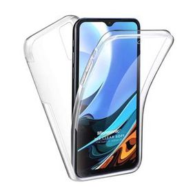 Teleplus Xiaomi Redmi 9T 360 Şeffaf Ön Arka Korumalı Silikon Kılıf