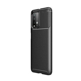 Teleplus Xiaomi Redmi 9T Karbon Dokulu Silikon Siyah Kılıf