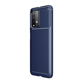 Teleplus Xiaomi Redmi 9T Karbon Dokulu Silikon Siyah Kılıf