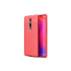 Teleplus Xiaomi Redmi K20 Deri Dokulu Nano Ekran Koruyucu Siyah Uyumlu Silikon Kılıf