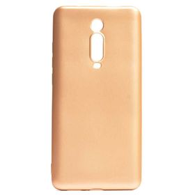 Teleplus Xiaomi Redmi K20 Lüks Mat Nano Ekran Koruyucu Gold Uyumlu Silikon Kılıf