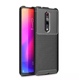 Teleplus Xiaomi Redmi K20 Negro Karbon Kahverengi Silikon Kılıf
