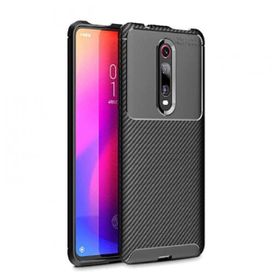 Teleplus Xiaomi Redmi K20 Negro Karbon Kahverengi Silikon Kılıf