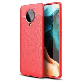 Teleplus Xiaomi Redmi K30 Pro Niss Dizayn Kırmızı Silikon Cep Telefonu Kılıf