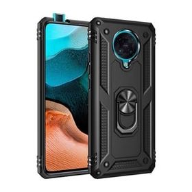 Teleplus Xiaomi Redmi K30 Pro Vega Yüzüklü Tank Kapak Siyah Kılıf