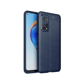 Teleplus Xiaomi Redmi K30S Deri Dokulu Tam Kapatan Nano Ekran Koruyucu Siyah Silikon Cep Telefonu Kılıf
