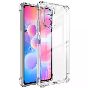 Teleplus Xiaomi Redmi K40 Kamera Korumalı Darbeye Dayanıklı Silikon Şeffaf Kılıf