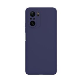 Teleplus Xiaomi Redmi K40 Kamera Korumalı Mat Premier Lacivert Silikon Cep Telefonu Kılıf