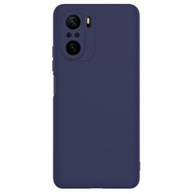 Teleplus Xiaomi Redmi K40 Kamera Korumalı Mat Premier Lacivert Silikon Cep Telefonu Kılıf