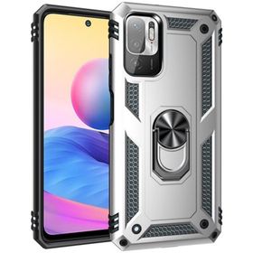 Teleplus Xiaomi Redmi Note 10 5G Vega Yüzüklü Çift Katmanlı Tank Kapak Lacivert Kılıf