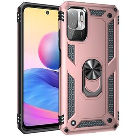 Teleplus Xiaomi Redmi Note 10 5G Vega Yüzüklü Çift Katmanlı Tank Kapak Lacivert Kılıf