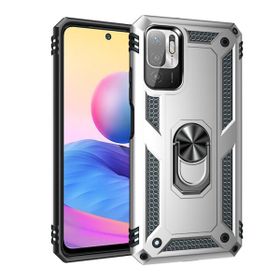 Teleplus Xiaomi Redmi Note 10 5G Vega Yüzüklü Çift Katmanlı Tank Kapak Lacivert Kılıf
