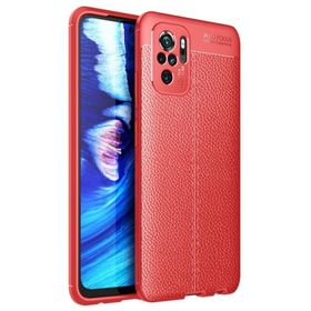 Teleplus Xiaomi Redmi Note 10 Kamera Korumalı Deri Dokulu Lacivert Silikon Cep Telefonu Kılıf