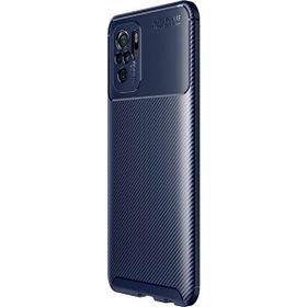 Teleplus Xiaomi Redmi Note 10 Kamera Korumalı Negro Karbon Lacivert Nano Ekran Koruyucu Silikon Cep Telefonu Kılıf