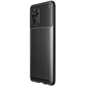 Teleplus Xiaomi Redmi Note 10 Kamera Korumalı Negro Karbon Lacivert Nano Ekran Koruyucu Silikon Cep Telefonu Kılıf