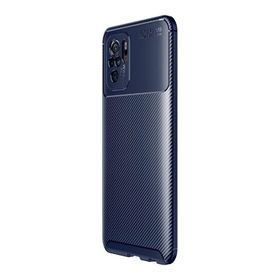 Teleplus Xiaomi Redmi Note 10 Kamera Korumalı Negro Karbon Lacivert Nano Ekran Koruyucu Silikon Cep Telefonu Kılıf